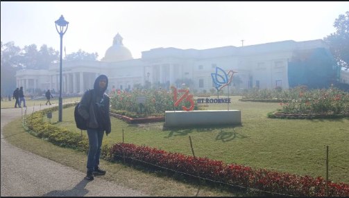 Aarush at the IIT Roorkee campus during Ideastorm